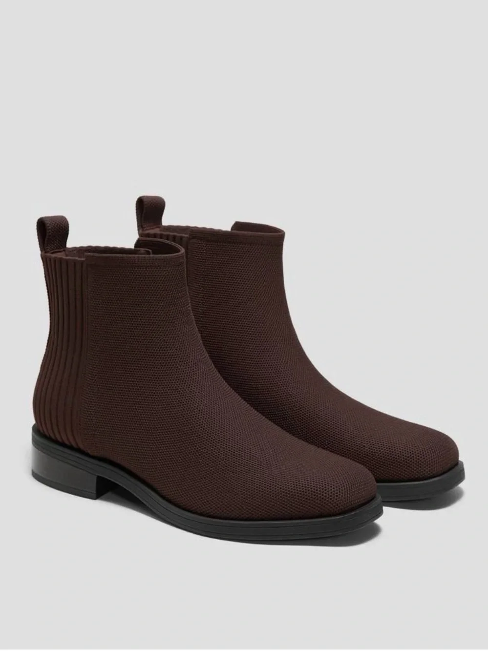 Vivaia Celina Square Toe Ankle Chelsea Boots Waterproof Knit Size 9.5